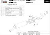 Système D'Échappement Homologué Au Niveau Sonore Oval Acier - Mivv Compatible Avec Yamaha Fzs 1000 Fazer (2001-2005)
