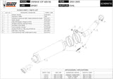 Système D'Échappement Homologué Au Niveau Sonore Oval Carbon - Mivv Compatible Avec Yamaha Yzf 600 R6 (2003-2005)