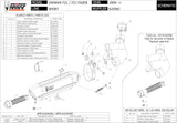 Système D'Échappement Catalytique Avec Homologation Acoustique Suono Acier Noir Carbon - Mivv Compatible Avec Yamaha Fz-1 Fazer (2006-2016)