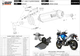 Système D'Échappement Homologué Au Niveau Sonore Speed Edge Acier Noir Carbon - Mivv Compatible Avec Yamaha Xt 1200 Z Super Ténéré (2010-2020)