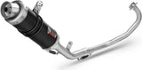 Système D'Échappement Complet Sans Catalyseur Et Homologué Au Niveau Sonore Gp Acier Noir - Mivv Compatible Avec Yamaha Yzf-R 125 (2014-2018)