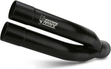 Système D'Échappement Homologué Au Niveau Sonore Double Gun Acier Noir - Mivv Compatible Avec Yamaha Yzf-R25 (2015-2024)