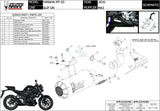 Système D'Échappement Non Catalysé Et Sans Homologation Acoustique Mk3 Carbon - Mivv Compatible Avec Yamaha Mt-03 (2016-2024)