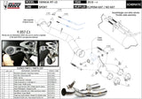 Tuyau De Raccordement Non Catalysé - Mivv Compatible Avec Yamaha Mt-10 (2016-2022)