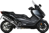 Système D'Échappement Complet Sans Catalyseur Et Homologué Au Niveau Sonore Sr-1 Titanium Noir - Mivv Compatible Avec Yamaha T-Max 560 (2020-2021)