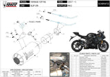 Système D'Échappement Homologué Au Niveau Sonore Mk3 Carbon - Mivv Compatible Avec Yamaha Yzf 600 R6 (2017-2021)