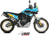 Exhaust Tip With Noise Certification Dakar Steel Black - Mivv Compatible With Yamaha Ténéré 700 (2019-2024)