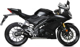 Complete Catalytic Exhaust System With Sound Certification X-M1 Steel Black - Mivv Compatible With Yamaha Mt-125 (2020-2024)
