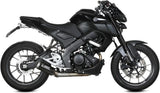 Système D'Échappement Complet Non Catalysé Et Sans Homologation Acoustique Mk3 Carbon - Mivv Compatible Avec Yamaha Mt-125 (2020-2024)