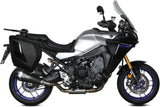 Système D'Échappement Complet Avec Catalyseur Et Homologation Acoustique Delta Race Acier Noir Carbon - Mivv Compatible Avec Yamaha Tracer 9 - Gt (2021-2023)