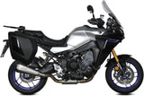 Système D'Échappement Complet Avec Catalyseur Et Homologation Acoustique Delta Race Acier Carbon - Mivv Compatible Avec Yamaha Tracer 9 - Gt (2021-2023)