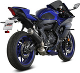 Système D'Échappement Non Catalysé Et Sans Homologation Acoustique Gppro Carbon - Mivv Compatible Avec Yamaha Yzf R7 (2022-2024)