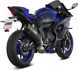 Uncatalysed Exhaust System Without Sound Certification Sr-1 Titanium Black - Mivv Compatible With Yamaha Yzf R7 (2022-2024)