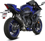 Système D'Échappement Catalytique Avec Homologation Acoustique Sr-1 Titanium Noir - Mivv Compatible Avec Yamaha Yzf R7 (2022-2024)