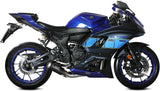 Système D'Échappement Complet Non Catalysé Et Sans Homologation Acoustique Mk3 Carbon - Mivv Compatible Avec Yamaha Yzf R7 (2022-2024)
