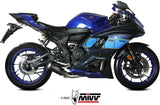 Système D'Échappement Complet Non Catalysé Et Sans Homologation Acoustique Mk3 Carbon - Mivv Compatible Avec Yamaha Yzf R7 (2022-2024)