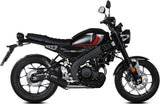 Complete Exhaust System Without Catalytic Converter And Without Sound Certification Hr-1 Steel Black - Mivv Compatible With Yamaha Xsr 125 (2022-2024)