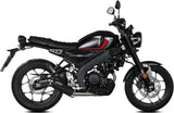 Système D'Échappement Complet Non Catalysé Et Sans Homologation Acoustique Hr-1 Acier Noir - Mivv Compatible Avec Yamaha Xsr 125 (2022-2024)