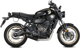 Système D'Échappement Complet Sans Catalyseur Et Homologué Au Niveau Sonore Hr-1 Acier Noir Carbon - Mivv Compatible Avec Yamaha Xsr 700 (2021-2024)