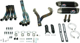 Complete Exhaust System Without Sound Certification Oval Carbon - Termignoni Compatible With Yamaha Yzf-R1 (2009-2011)
