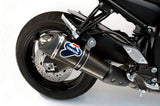 Système D'Échappement Homologué Au Niveau Sonore Conical Carbon Carbon Cap - Termignoni Compatible Avec Yamaha Fz-8 (2010-2016)