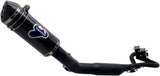 Système D'Échappement Complet Avec Homologation Acoustique Relevance Carbon Black Carbon Cap - Termignoni Compatible Avec Yamaha Xp 530 T-Max (2012-2016)
