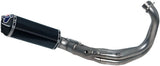 Système D'Échappement Complet Sans Homologation Acoustique Relevance Carbon Carbon Cap - Termignoni Compatible Avec Yamaha Mt-09 (2014-2020)