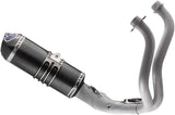 Système D'Échappement Complet Sans Homologation Acoustique Relevance Carbon Carbon Cap - Termignoni Compatible Avec Yamaha Xsr 700 (2014-2020)