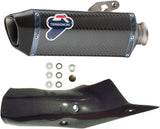 Système D'Échappement Homologué Au Niveau Sonore Force Carbon Carbon Cap - Termignoni Compatible Avec Yamaha Yzf-R1 1000 (2015-2020)