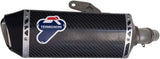 Système D'Échappement Complet Non Catalysé Et Sans Homologation Acoustique Force Carbon Carbon Cap - Termignoni Compatible Avec Yamaha Yzf-R3 (2015-2020)
