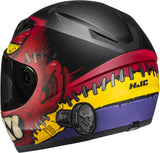 Casque Intégral Pour Moto Hjc Y10 Advanced Polycarbonate Mc1Sf Frank Taille 09 L