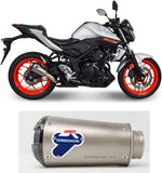 Échappement Sans Homologation Sonore Gp2R-Rht Titanium Aluminium Cap - Termignoni Compatible Avec Yamaha Yzf-R3 (2015-2020)