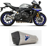 Échappement Sans Homologation Sonore Relevance Titanium Carbon Cap - Termignoni Compatible Avec Yamaha R1 - M (2015-2020)