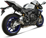 Échappement Sans Homologation Sonore Gp2R-Rht Titanium Aluminium Cap - Termignoni Compatible Avec Yamaha R1 - M (2015-2020)