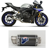 Échappement Sans Homologation Sonore Gp Carbon - Termignoni Compatible Avec Yamaha R1 - M (2015-2020)