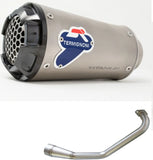 Système D'Échappement Complet Non Catalysé Et Sans Homologation Acoustique Gp2R-Rht Titanium Aluminium Cap - Termignoni Compatible Avec Yamaha N-Max 155 (2017-2020)