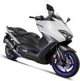 Complete Exhaust System Without Sound Certification Carbon Black Carbon Cap - Termignoni Compatible With Yamaha Xp 560 T-Max (2020)