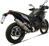 Système D'Échappement Homologué Au Niveau Sonore Titanium Acier Inox Cap - Termignoni Compatible Avec Yamaha Ténéré 700 (2020)