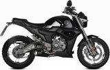 Système D'Échappement Complet Non Catalysé Et Sans Homologation Acoustique X-M1 Acier Noir - Mivv Compatible Avec Zontes Zt 125 U (2021-2024)