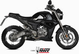 Système D'Échappement Complet Non Catalysé Et Sans Homologation Acoustique X-M1 Acier Noir - Mivv Compatible Avec Zontes Zt 125 U (2021-2024)