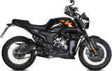 Système D'Échappement Complet Non Catalysé Et Sans Homologation Acoustique X-M1 Acier Noir - Mivv Compatible Avec Zontes Zt 125 Gk (2021-2024)