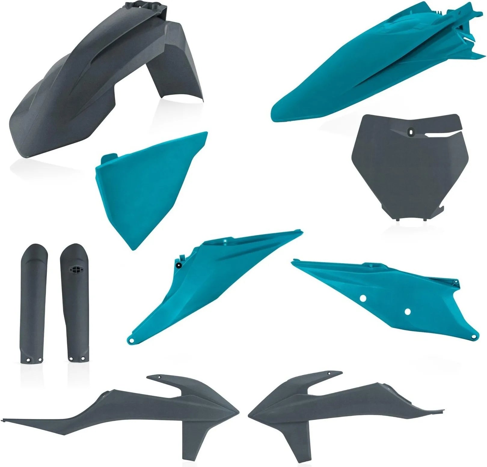 Kit Cache Carenage Complete - Acerbis Compatible Avec Ktm 350 Sx-F (2019-2022)