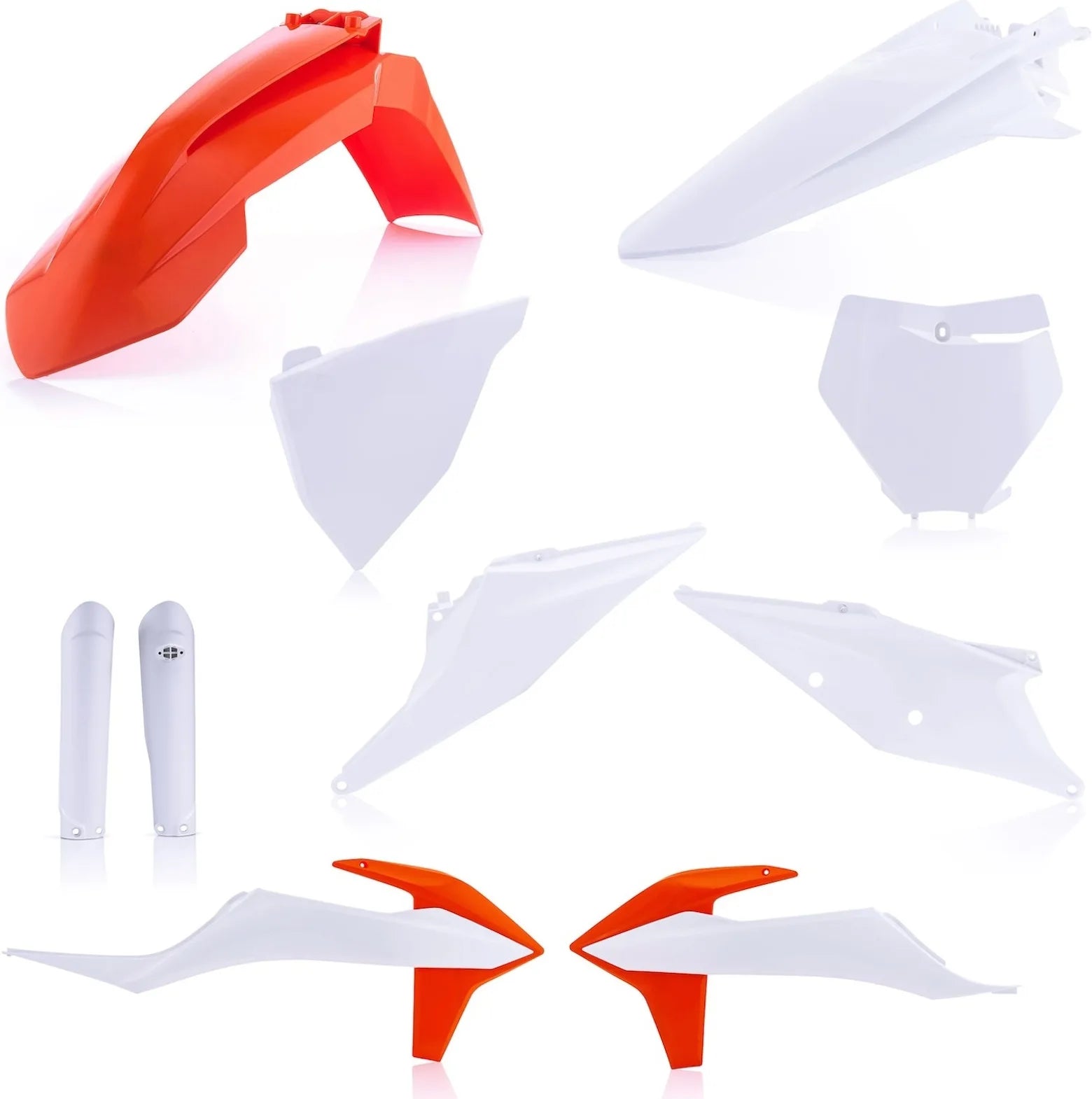 Kit Cache Carenage Complete - Acerbis Compatible Avec Ktm 350 Sx-F (2019-2022)
