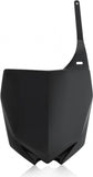 Porte Numero Avant - Acerbis Compatible Avec Yamaha Yz 125 (2002-2014)