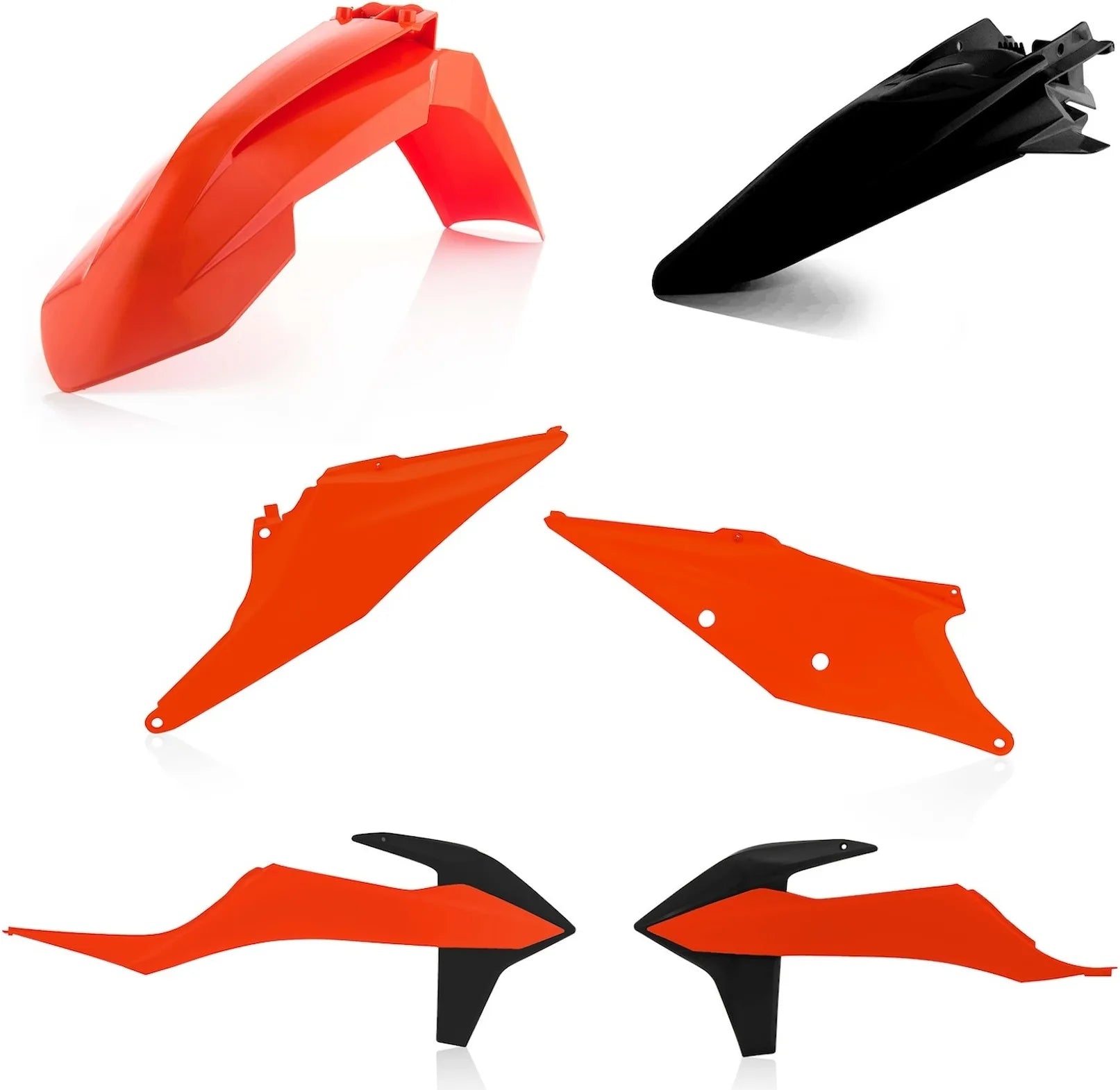 Kit Cache Carenage - Acerbis Compatible Avec Ktm 125 Xc-W (2020-2021)
