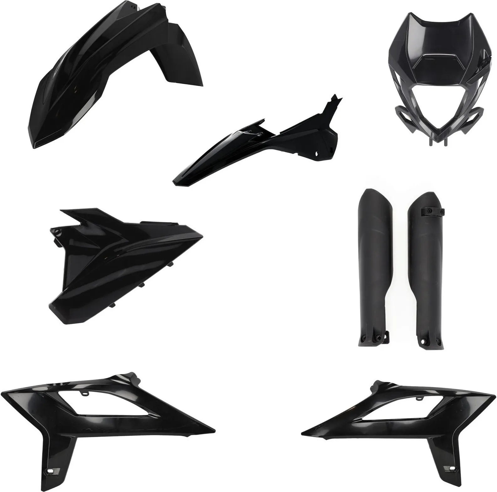 Kit Cache Carenage Complete - Acerbis Compatible Avec Beta Rr 200 Racing 2T (2020-2022)