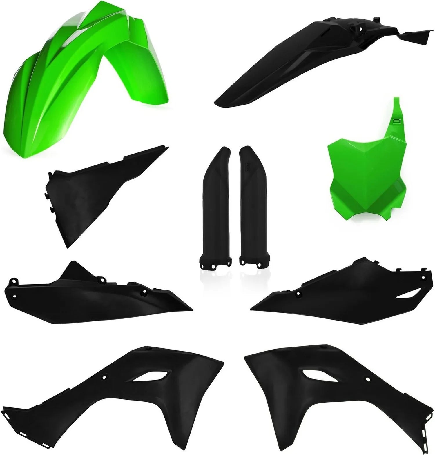 Kit Cache Carenage Complete - Acerbis Compatible Avec Kawasaki Kx 450 X (2024-2025)