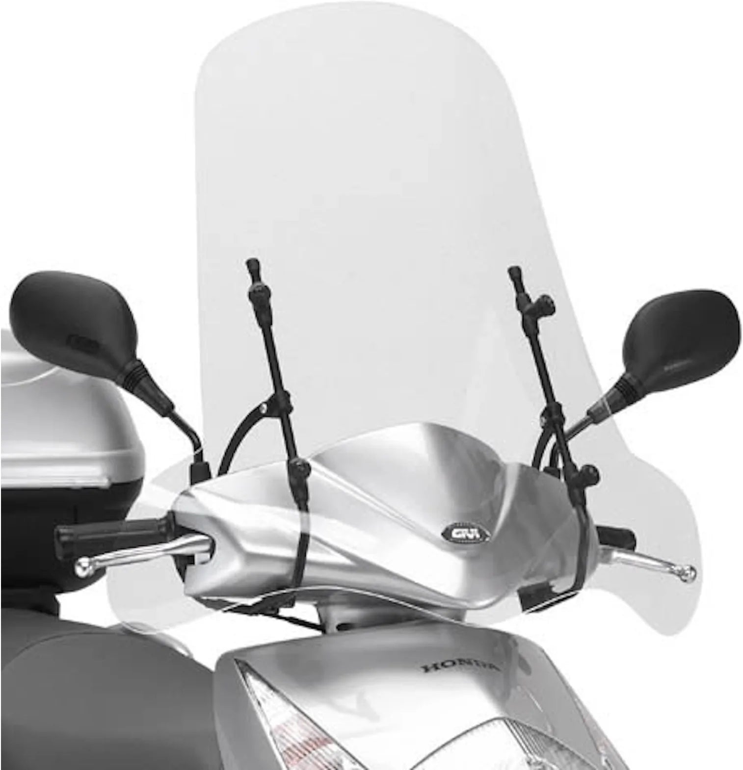 Pare-Brise Incolore 102A - Givi Compatible Avec Mbk Flame X 125 (2007-2012)