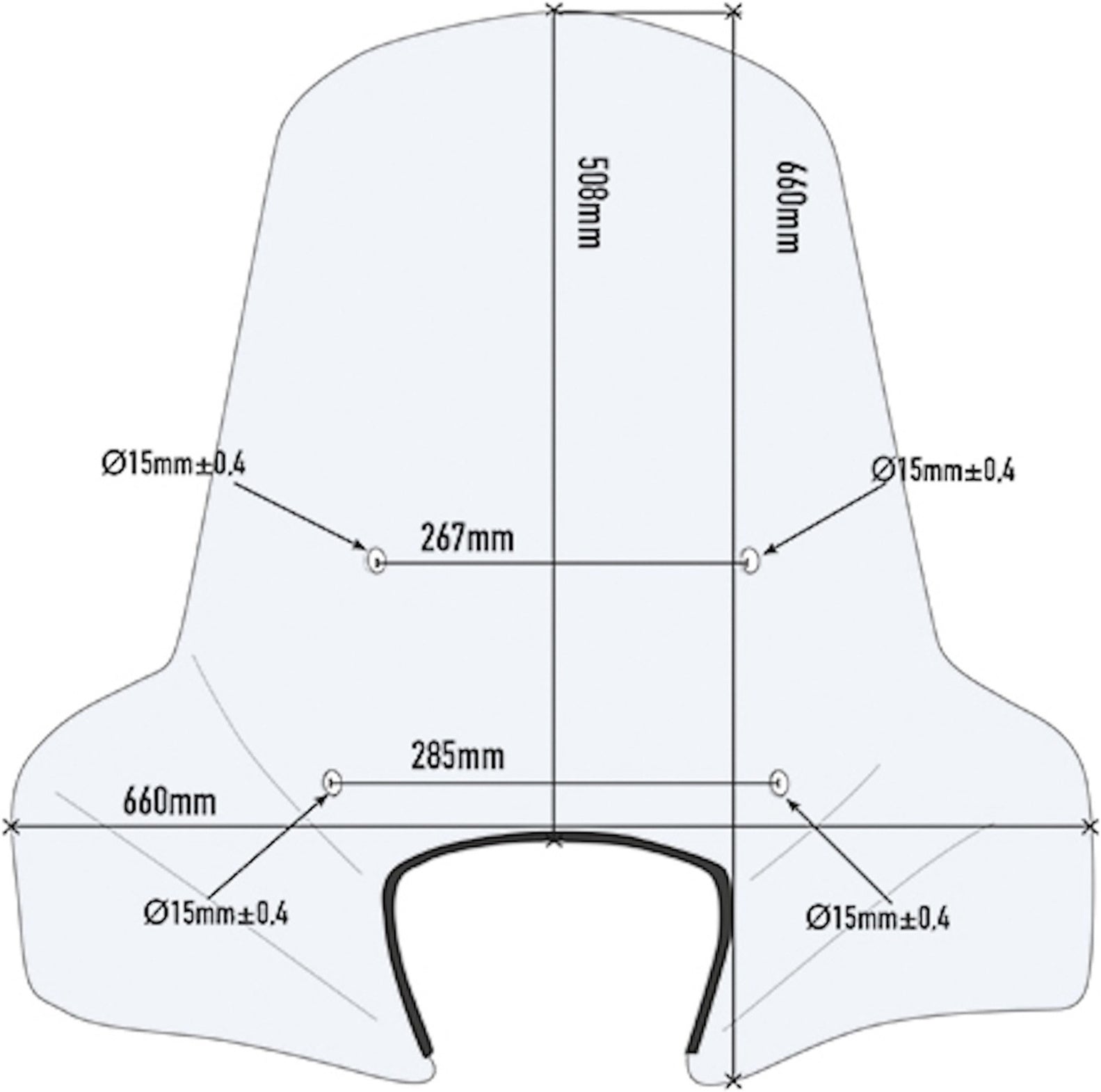 Transparent Wind-Screen - Givi Compatible With Askoll Es1-Es2-Es3 (2019-2024)