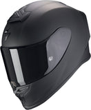 Full-Face Motorcycle Helmet Scorpion Exo Exo-R1 Evo Carbon Air Carbon Fiber Matt Black Solid Size Xs